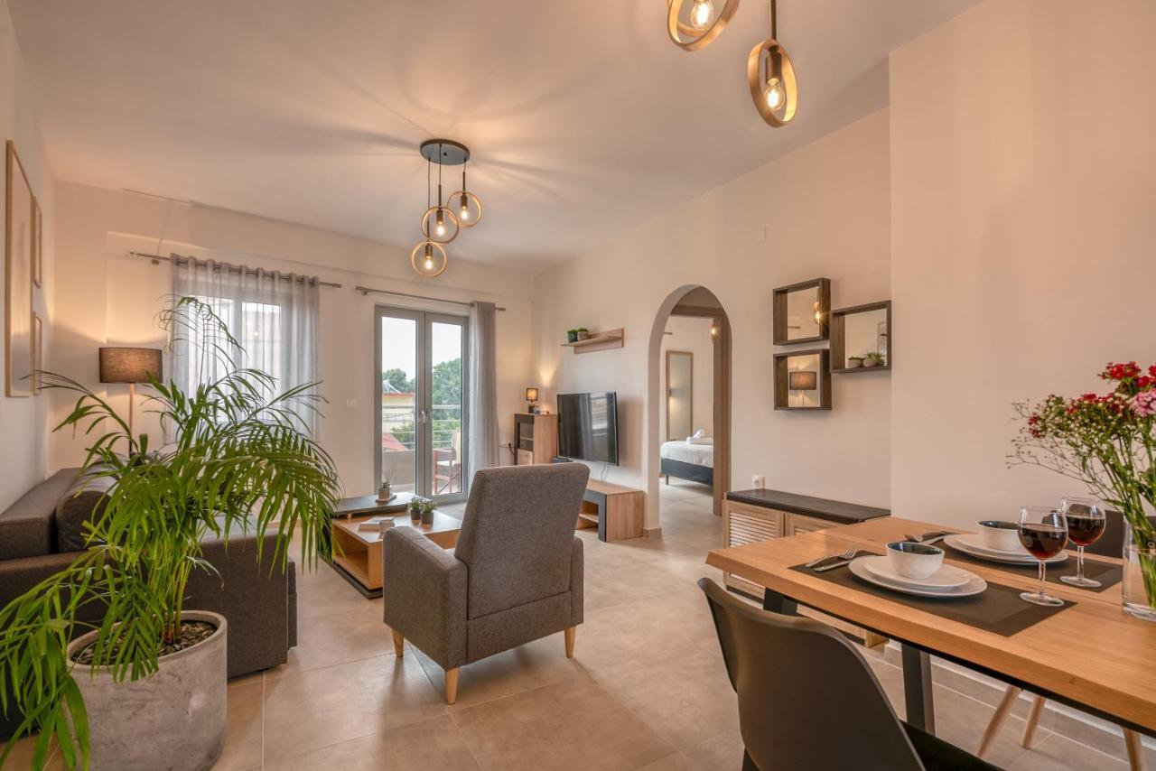 Romanza Kavros Apartment Paralia Kourna Ngoại thất bức ảnh
